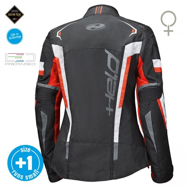 Held Imola ST Black-White-Red Textile Jacket | 62041-7