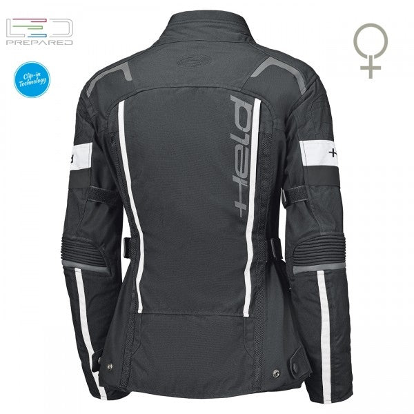 Held 4-Touring II Black-White Textile Jacket | 62121-14