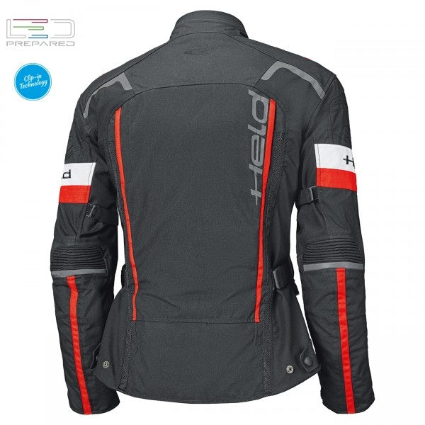 Held 4-Touring II Black-Red Textile Jacket | 62121-2