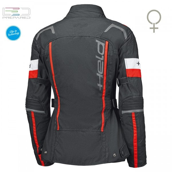 Held 4-Touring II Black-Red Textile Jacket | 62121-2