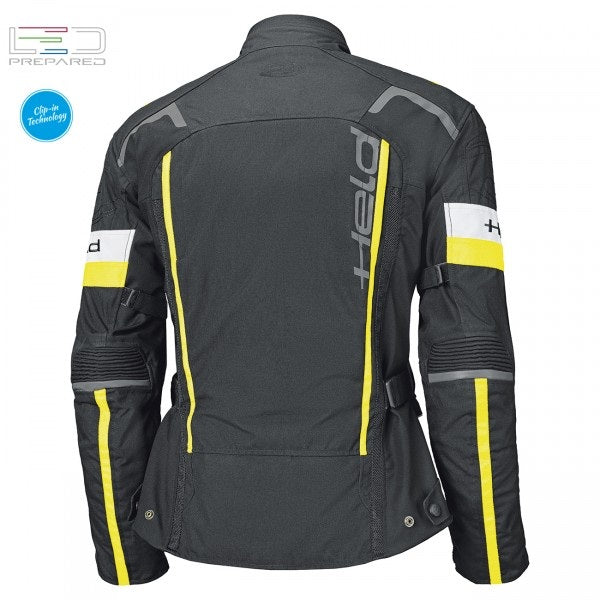 Held 4-Touring II Black-Fluorescent-Yellow Textile Jacket | 62121-58