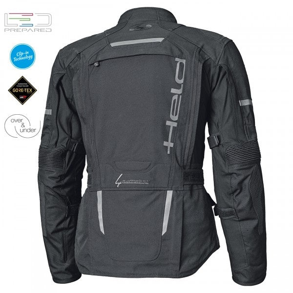 Held Carese Evo Black Textile Jacket | 62140-1