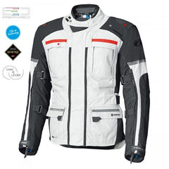 Held Carese Evo Grey-Red Textile Jacket | 62140-72