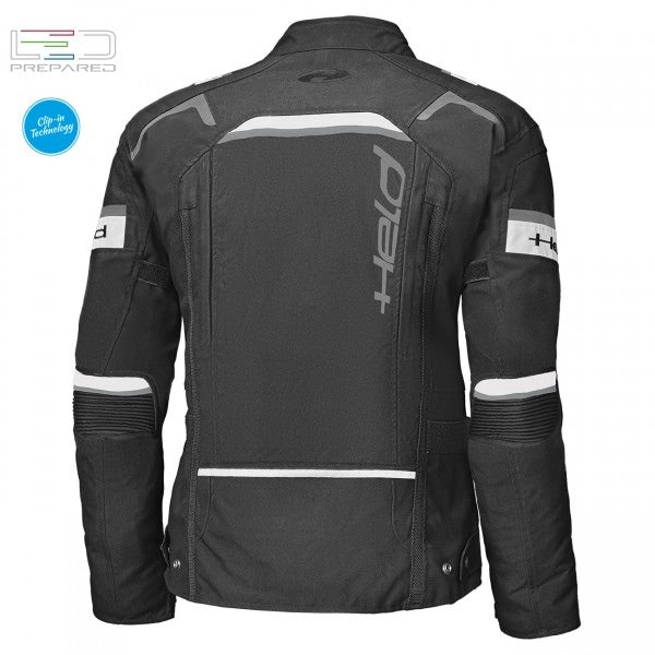 Held Tourino Top Black-White Textile Jacket | 62220-14