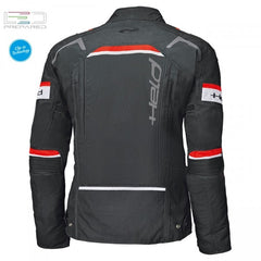 Held Tourino Top Black-Red Textile Jacket | 62220-2