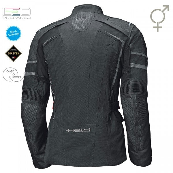 Held Karakum Top Black Textile Jacket | 62241-1