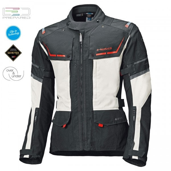 Held Karakum Top Grey-Black Textile Jacket | 62241-68