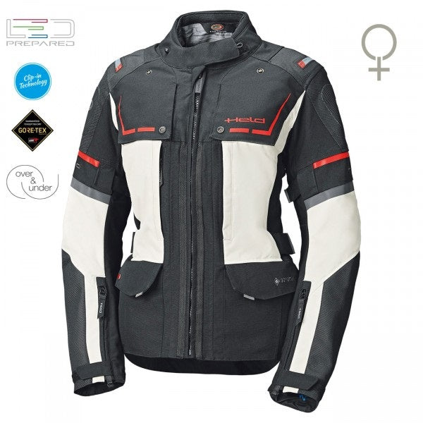 Held Karakum Top Grey-Black Textile Jacket | 62241-68