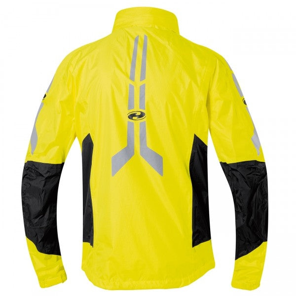 Held Wet Tour Jacket Black-Fluorescent-Yellow Rainwear | 6411-58