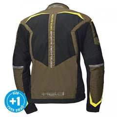 Held Zelda Military Green-Fluorescent-Yellow Textile Jacket | 6638-201