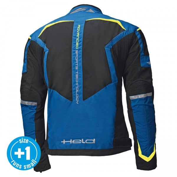 Held Zelda Blue-Fluorescent-Yellow Textile Jacket | 6638-32