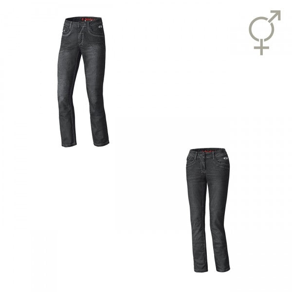 Held Crane Stretch Black Textile Trouser | 6704-1