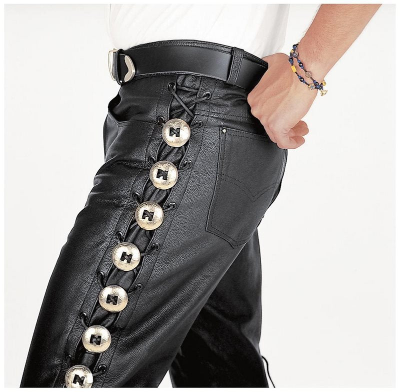 Held Metal Conchos-Buttons For Lace-Up Jeans, Silver | 9090-00-71-Stk