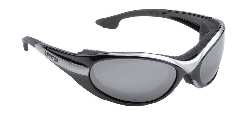 Held Motorcycle Glasses, Black Frame, Grey Glasses | 9647-00-01-Stk
