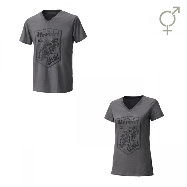 Held T-Shirt Be Heroic Grey Lifestyle | 9785-70