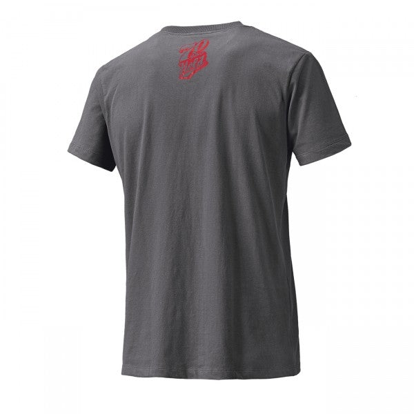 Held T-Shirt Be Heroic Grey-Red Lifestyle | 9785-72