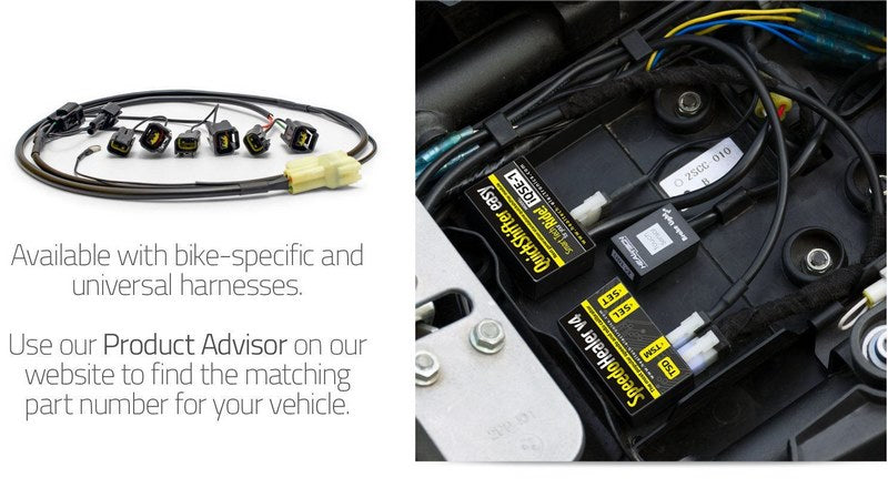 HEALTECH QuickShifter easy kit (iQSE-1 + QSX harness) | iQSE-1-QSX-P4A