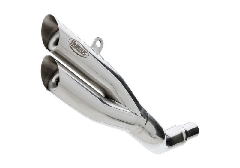 HURRIC Pro 2 slip on exhaust (2-1) ,silver | 63502423