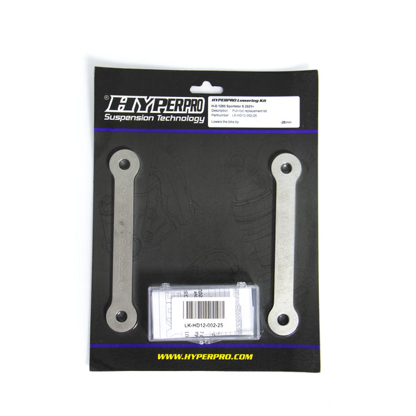 HYPERPRO Lowering Kit Front / Rear / Combi LWR LINK KIT -25MM SPORTSTER 13041115 / LK-HD12-002-25 | LK-HD12-002-25