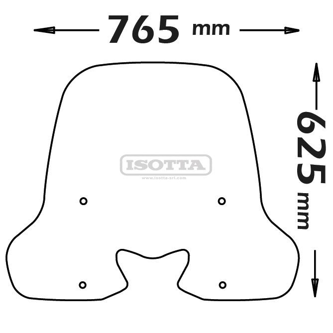 Isotta Classic Windshield | CLS3041