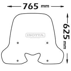 Isotta Classic Windshield | CLS3041
