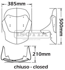 Isotta Fumè Bottom Fairing - Cup. Alto Fc Complete With Fitting Kit | SC913