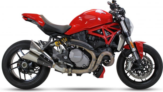 IXIL Slip On Exhaust - Double Slashed Cone Xtrem Black | FD 5847 S2B