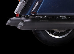 IXIL Slip On Exhaust (Right Muffler) - Ironhead Round Black | HD 1018 SB