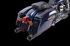 IXIL Slip On Exhaust (Right Muffler) - Ironhead Round Black | HD 1018 SB