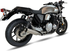 IXIL Slip On Exhaust (Left Muffler) - Ironhead Round Matt Inox | HH 6101 SS