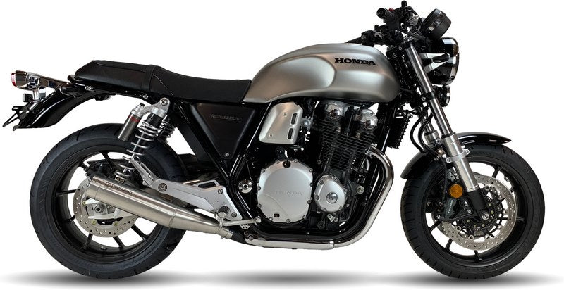 IXIL Slip On Exhaust (Left Muffler) - Ironhead Round Matt Inox | HH 6101 SS