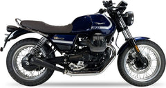 SLIP ON (LEFT MUFFLER) - IRONHEAD CONICAL BLACK INOX