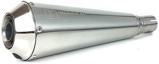 IXIL Slip On Exhaust (Left Muffler) - Ironhead Conical Inox | OR 505S SS