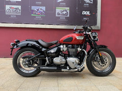IXIL Slip On Exhaust (Right Muffler) - Ironhead Round Black | OT 4068 SSB