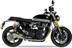 SLIP ON (RIGHT MUFFLER) - IRONHEAD CONICAL MATT INOX