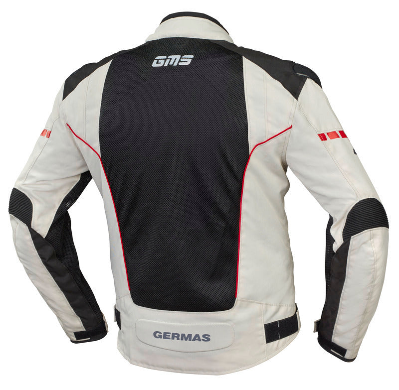 IXS Jacket Samu Mesh Beige-Black-Red | ZG51005-832
