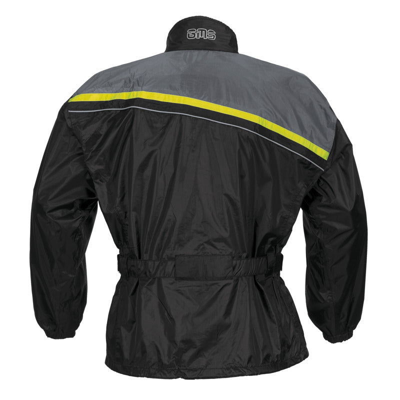 IXS Rain Jacket Douglas Black-Yellow Fluo | ZG79300-350