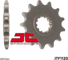JT SPROCKETS Front Sprocket 15 Teeth Steel Standard 420 Pitch Type 1120 | JTF1120.15