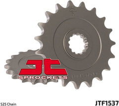 JT SPROCKETS Front Sprocket 16 Teeth Steel Standard 525 Pitch Type 1537 | JTF1537.16