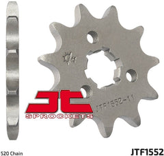 JT SPROCKETS Front Sprocket 11 Teeth Steel Standard 520 Pitch Type 1552 | JTF1552.11