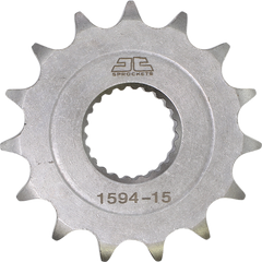 JT SPROCKETS Front Sprocket 15 Teeth Steel Standard 428 Pitch Type 1594 | JTF1594.15