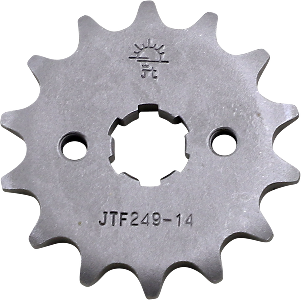 JT SPROCKETS Front Sprocket 14 Teeth Steel Standard 420 Pitch Type 249 Kawasaki KLX110 | JTF249.14