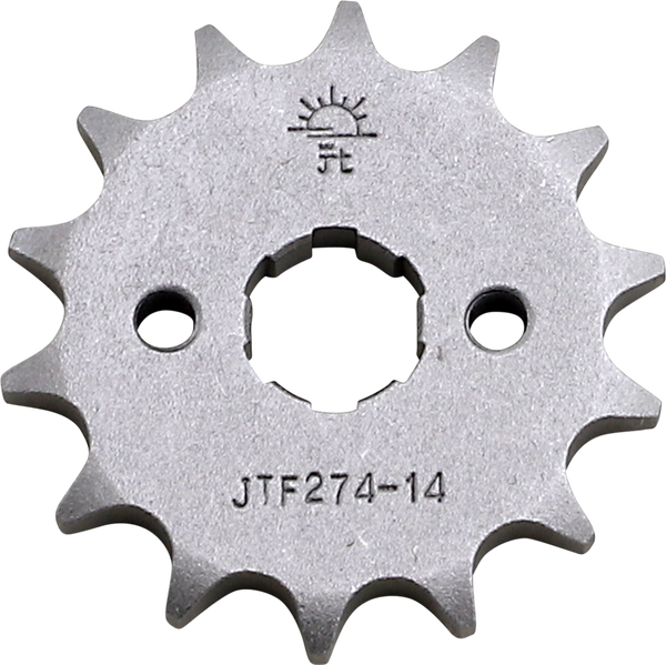 JT SPROCKETS Front Sprocket 14 Teeth Steel Standard 428 Pitch Type 274 Honda CRF100F | JTF274.14