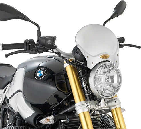 Kappa Grey anodized aluminium universal screen Race Cafe, for naked motorcycles
20,5 x 26,5 cm (H x W) | 100ALK