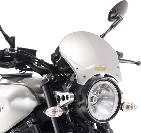 Kappa Grey anodized aluminium universal screen Race Cafe, for naked motorcycles
20,5 x 26,5 cm (H x W) | 100ALK