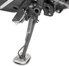 Kappa Specific support in aluminium and stainless steel to widen the surface support area of the original side stand | ES4121K