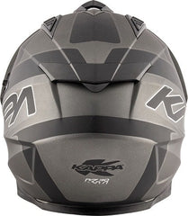 Kappa KV30 Enduro Flash Full-face helmet in thermoplastic material, Matt Titanium / Black | HKKV30FFHTB