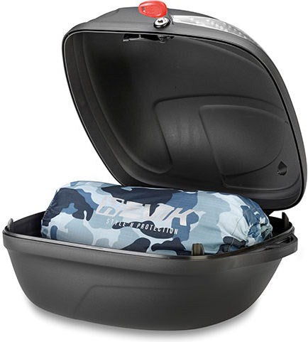 Kappa Black fixed top-case complete with transparent reflector | KCY14N