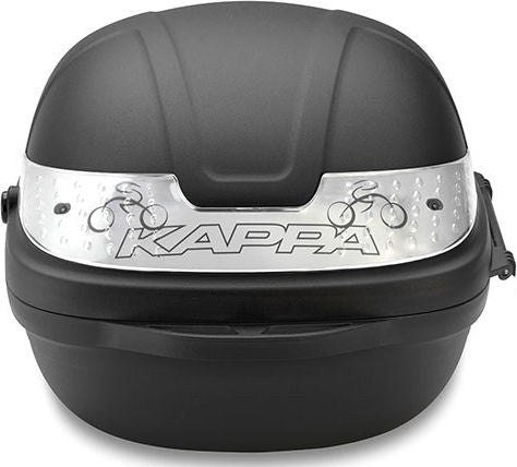 Kappa Black fixed top-case complete with transparent reflector | KCY14N