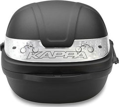 Kappa Black fixed top-case complete with transparent reflector | KCY14N